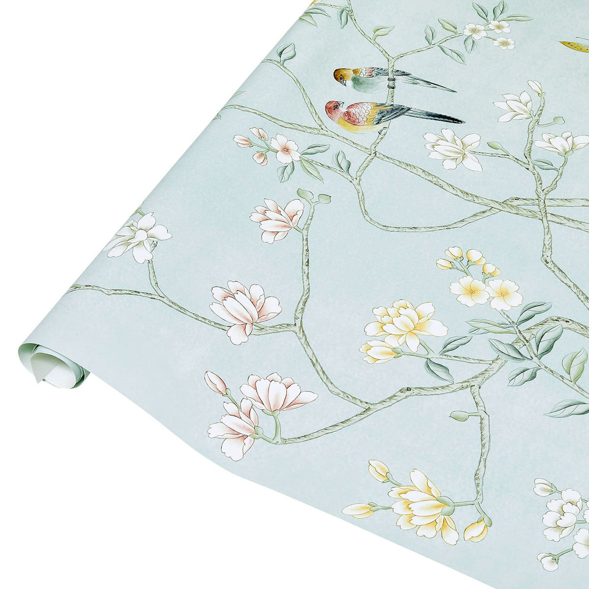 Colchester Blue Chinoiserie Mural Wallpaper 