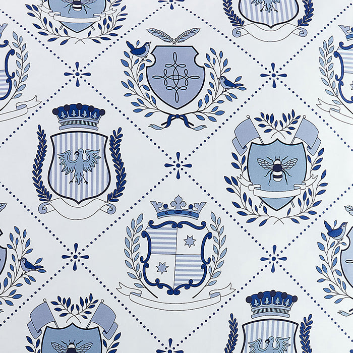 Blue Royal Crest Fabric