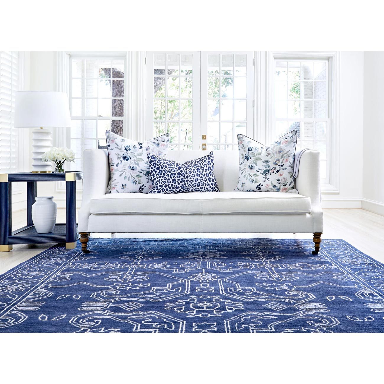 Desi Rug in Indigo