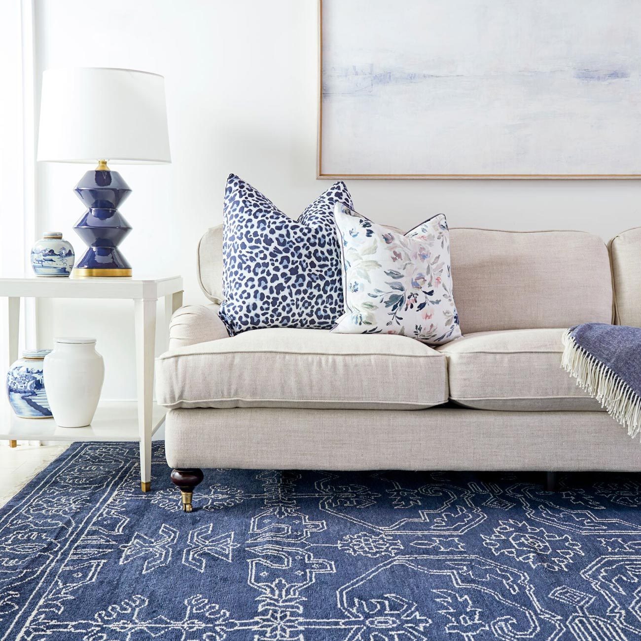 Desi Rug in Indigo