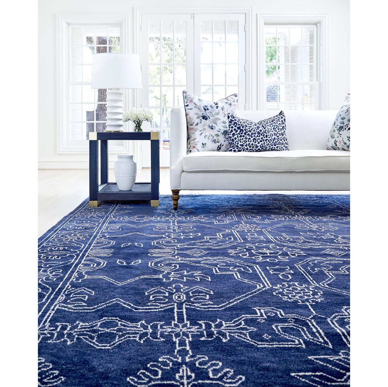 Desi Rug in Indigo