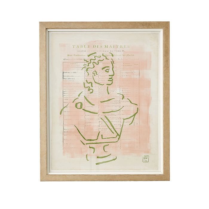 Painterly Archival Print in Blush