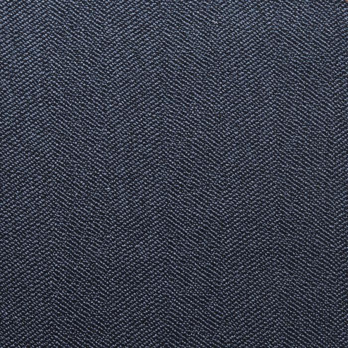 Herringbone Navy Fabric Swatch