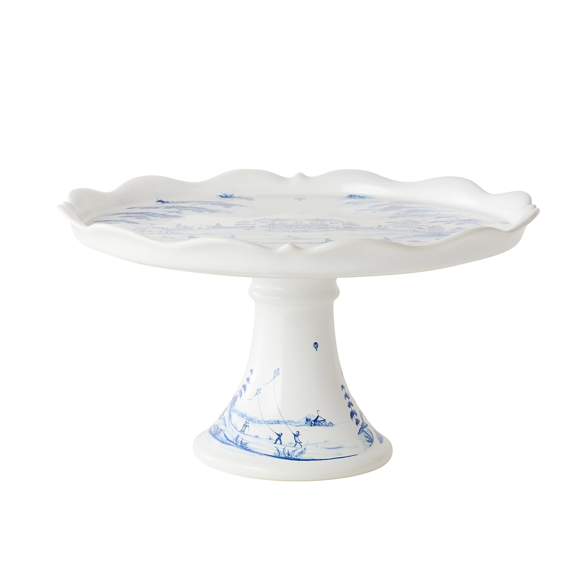 Country Estate Delft Blue Cake Stand Fete