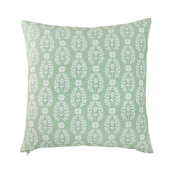 Laurel Throw Pillow in Green