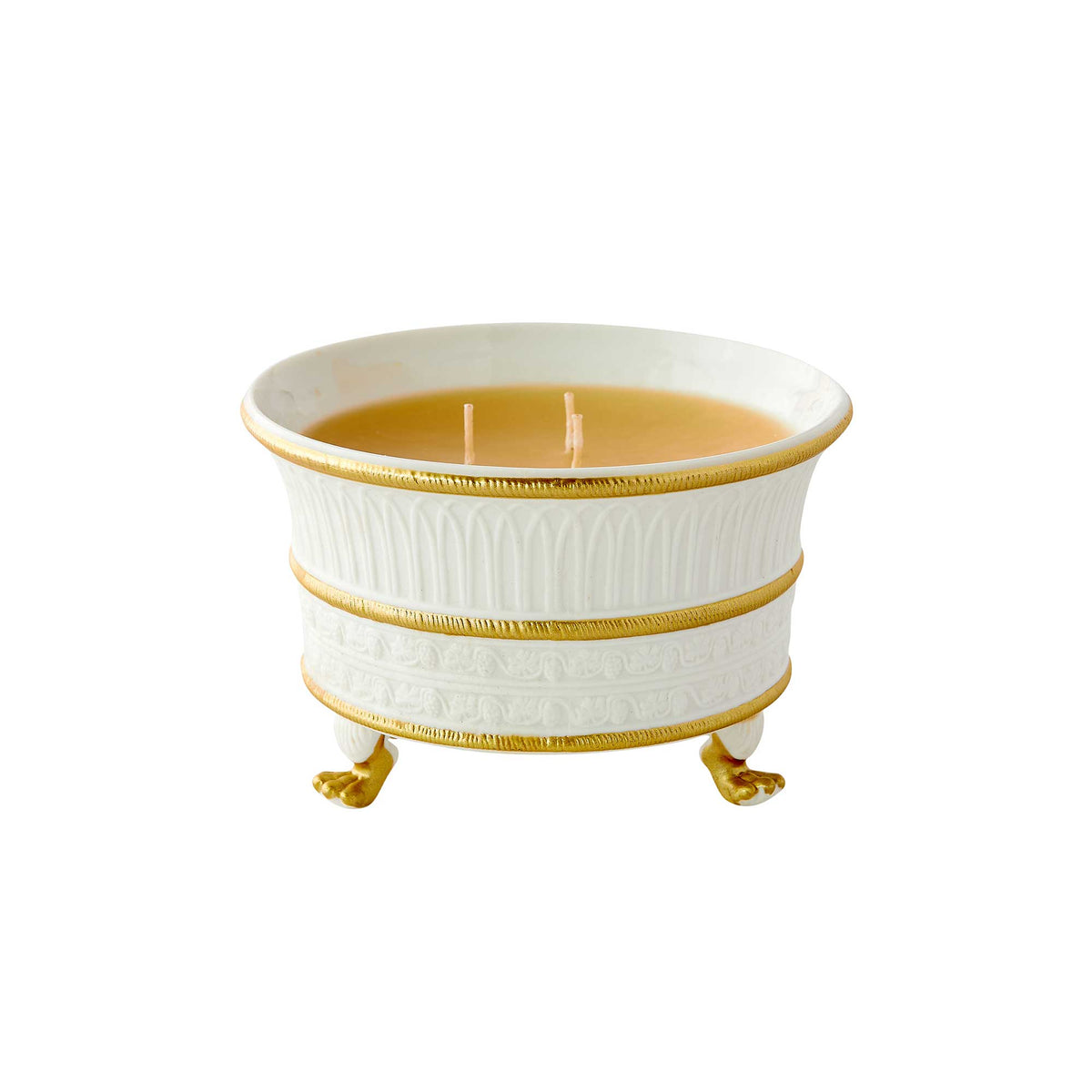 Lexington Gardens Luxury Three-Wick Ceramic Candle