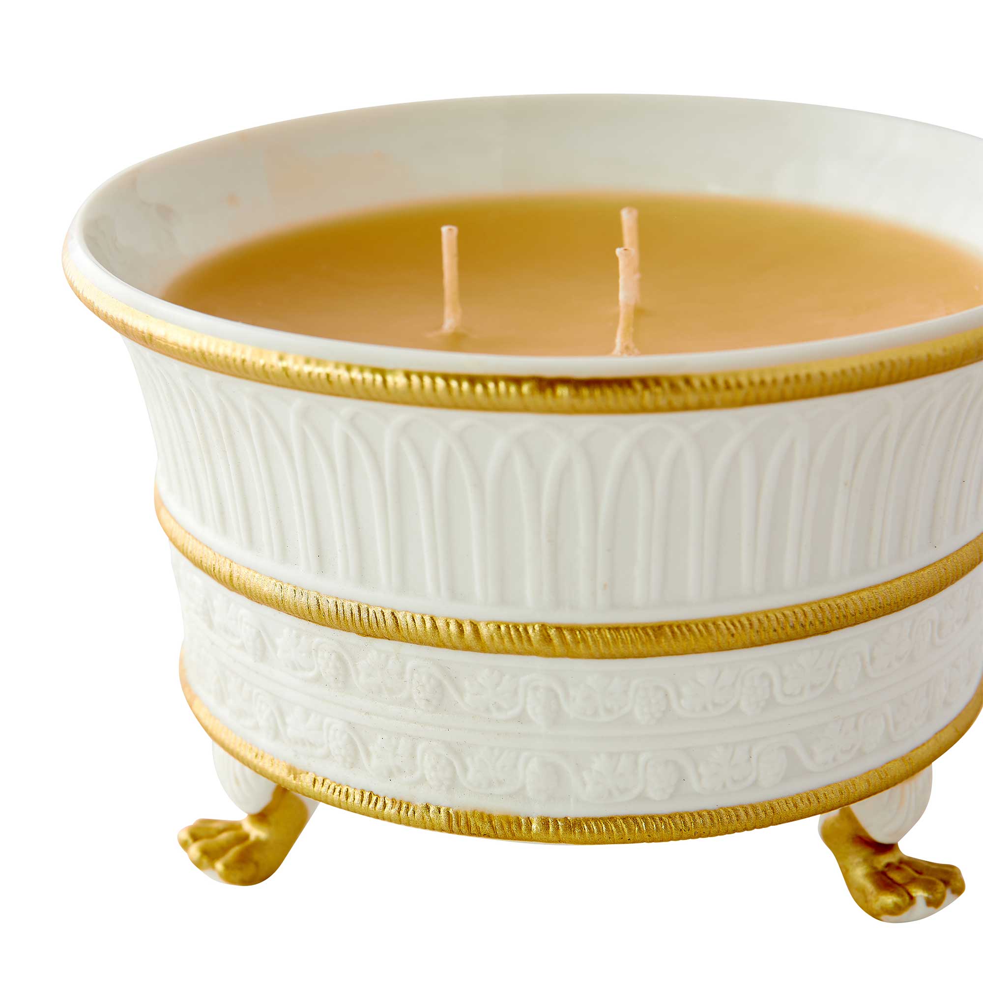 Lexington Gardens Luxury Three-Wick Ceramic Candle