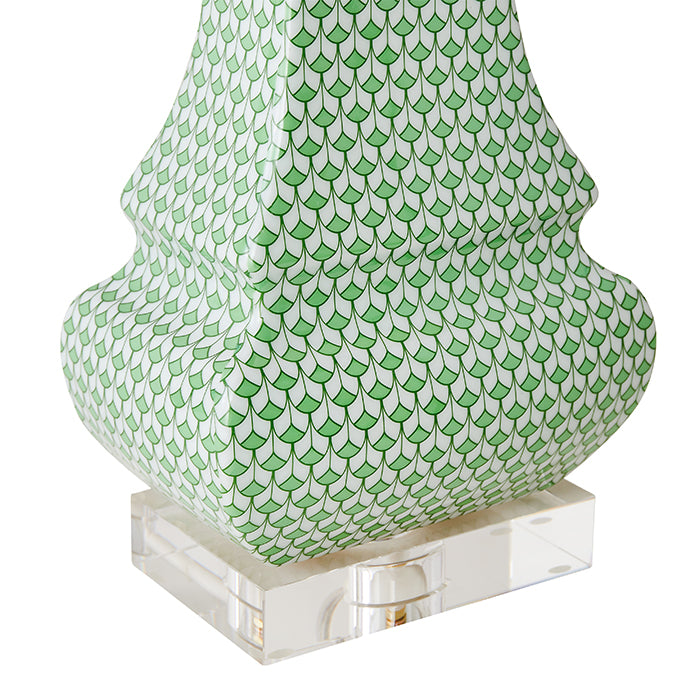 Libra Lamp in Green