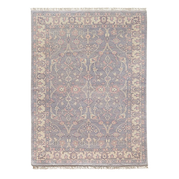 Minuet Rug in Platinum Blush and Ivory