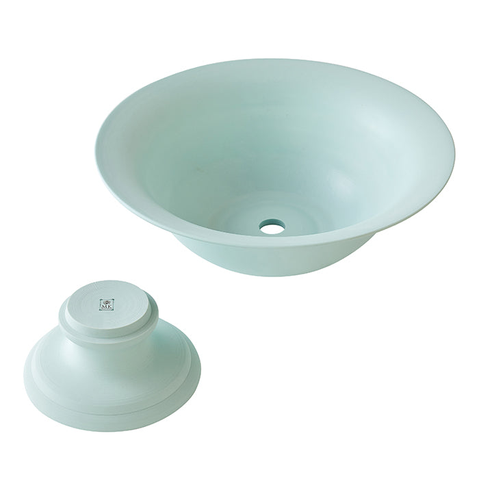 Large Weekend Porcelain Bowl in Green