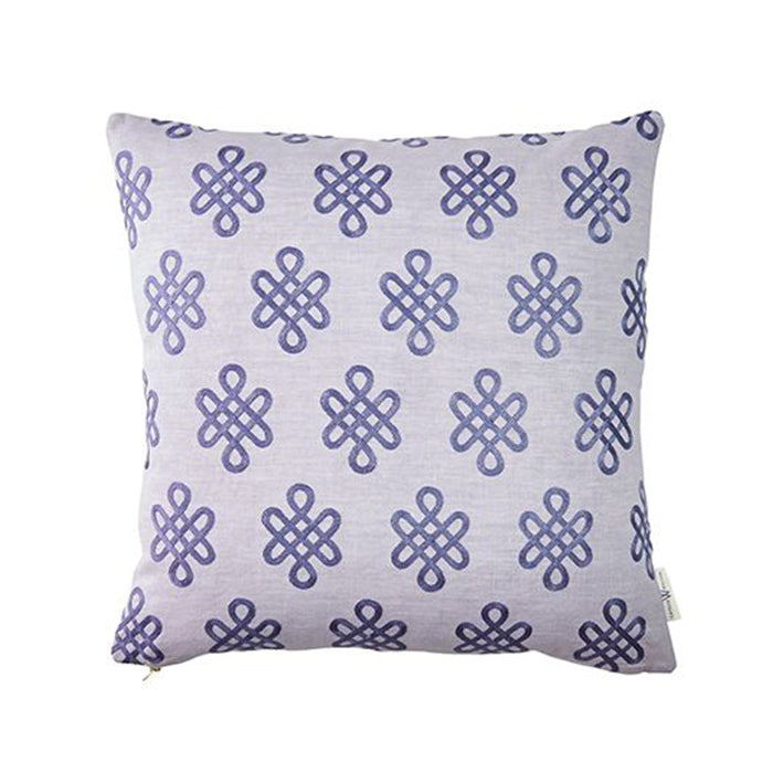 Nonogram Pillow in Lilac
