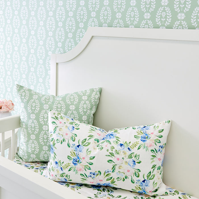 Secret Garden Pillow in Crib