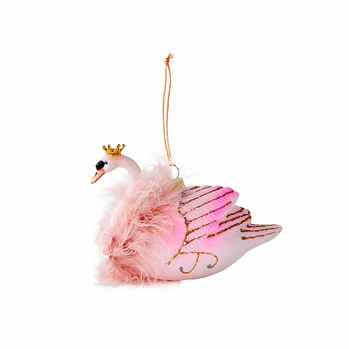 Sparkling Swan Ornament