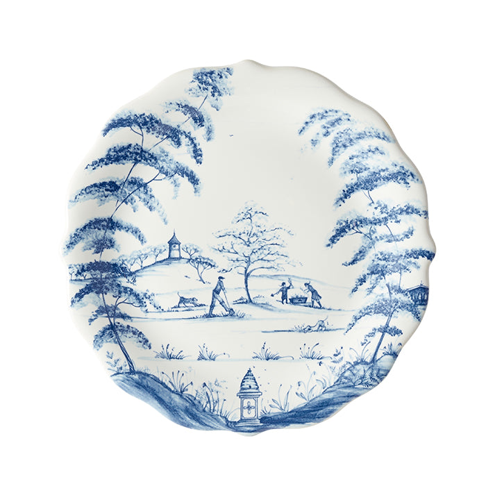 Country Estate Delft Blue Party Plates Set of 4