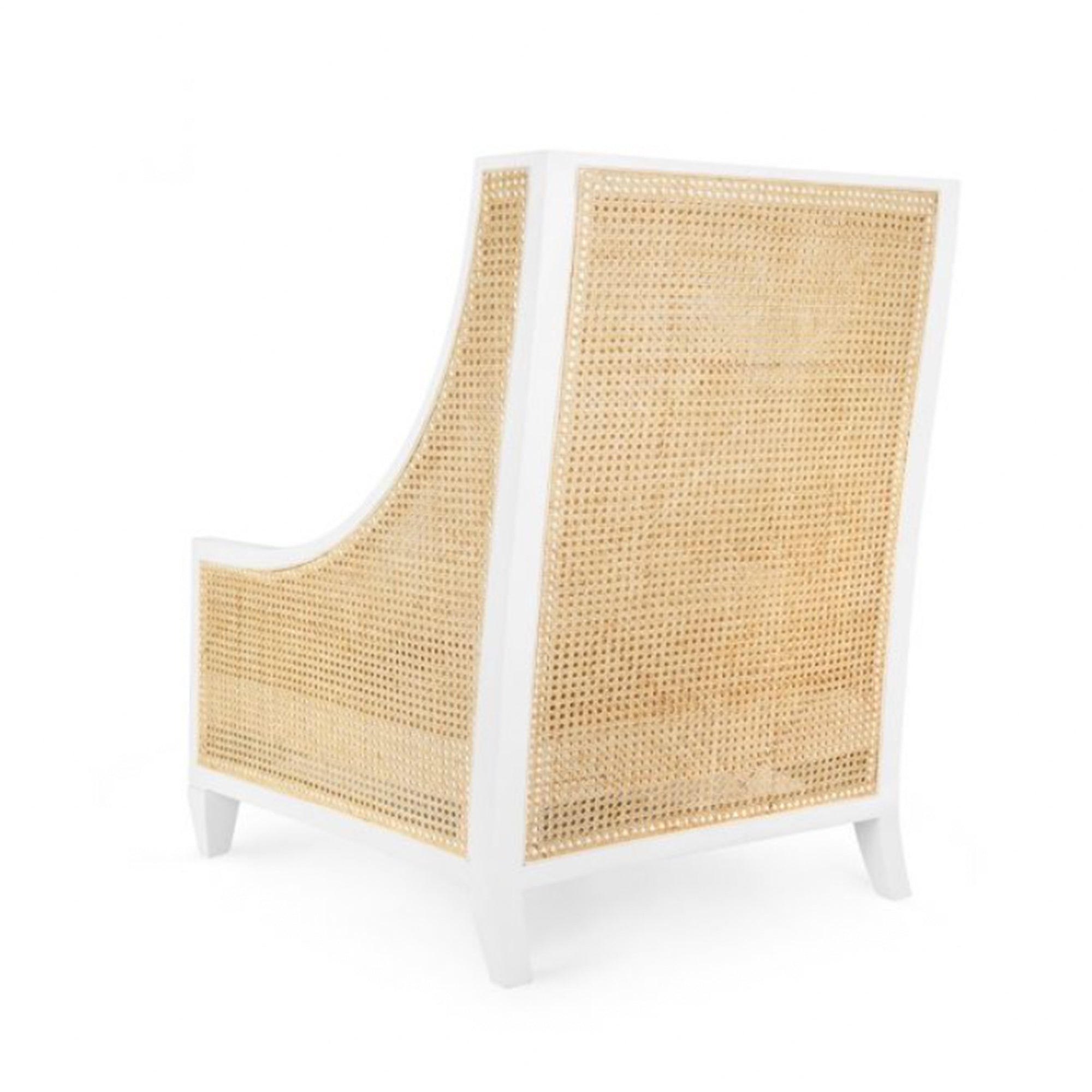 Campbell Club Chair with Caning Detail