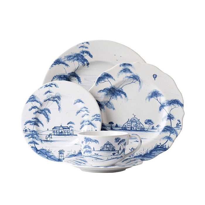 Country Estate Delft Blue 5 Piece Setting