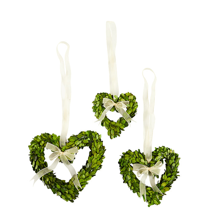 Heart Wreath with Ribbon Set