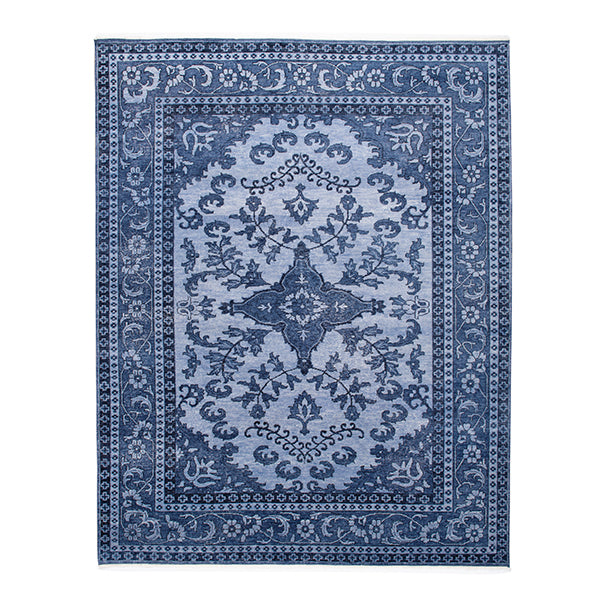 Simone Over-dyed Persian Rug in Indigo