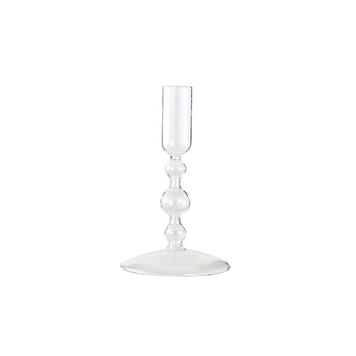 Small Candlestick Holder Clear