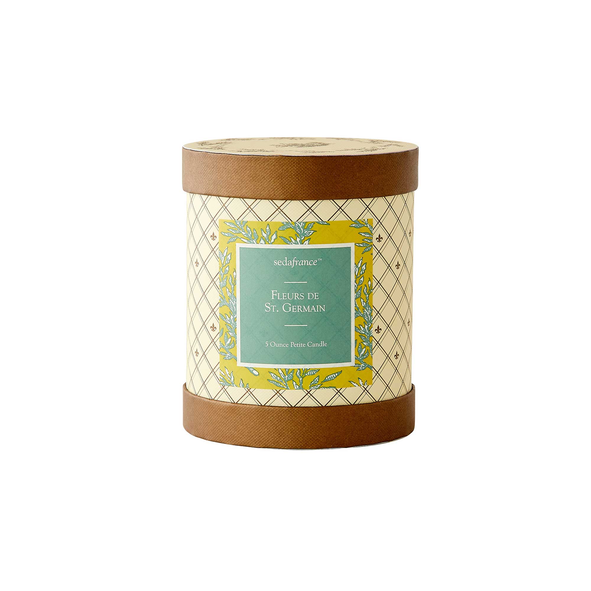 Fleurs de St. Germain Classic Toile Petite Ceramic Candle