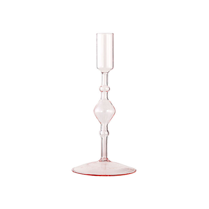 Tall Candlestick Holder in Blush