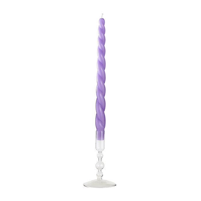 Small Candlestick Holder Clear