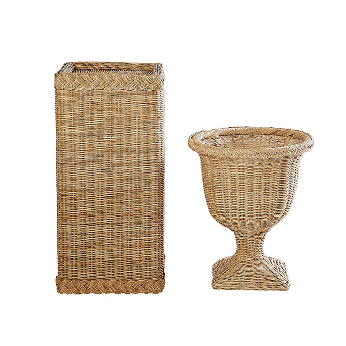 woven wicker planter Woven Planter